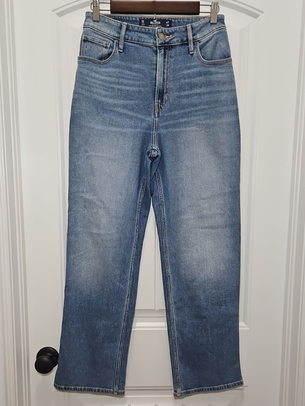 Hollister Ultra High Rise Dad Jean Vintage Stretch Size 27 Women's